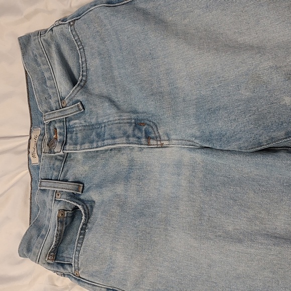 💙 EUC Madewell Brand Button Fly Full Length Classic Straight Non- Stretch Jean - Picture 9 of 16